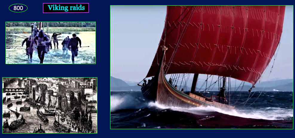 Viking raids, 800s AD